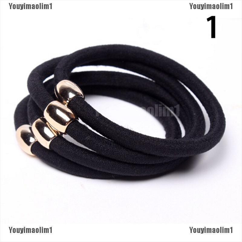 Youyimaolim1 10pcs Colorful Girls Elastic Hair Ties Rubber Bands