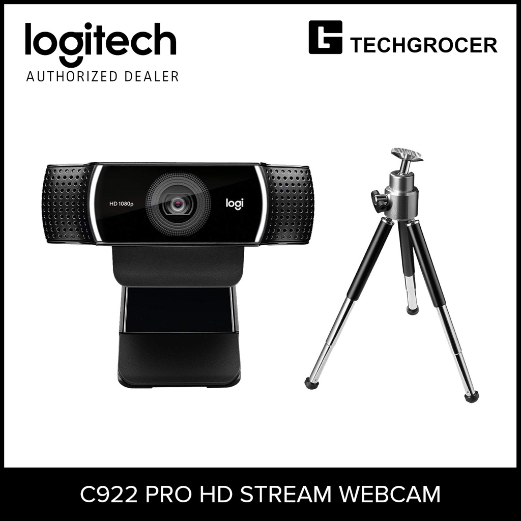 Logitech C922 Pro Stream Webcam - 1080p Camera for HD Video Streaming ...