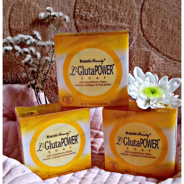 L Gluta Power Soap By Royale Beauty With Glutathione Alpha Arbutin Collagen And Shea Butter 6165