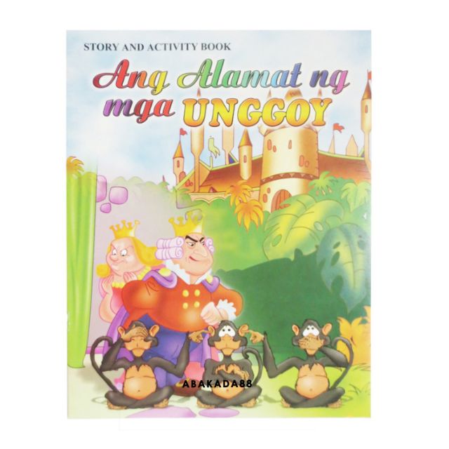 Ang Alamat Ng Mga Unggoy Englishtagalog Story Book Shopee Philippines 9974