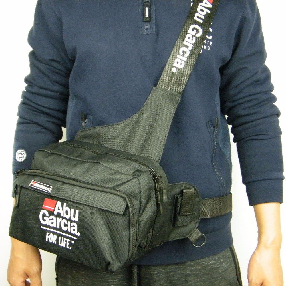 Fishing Tackle Bag ABU GARCIA Waterproof Pockets Waist Shoulder Reel Lure Bags 