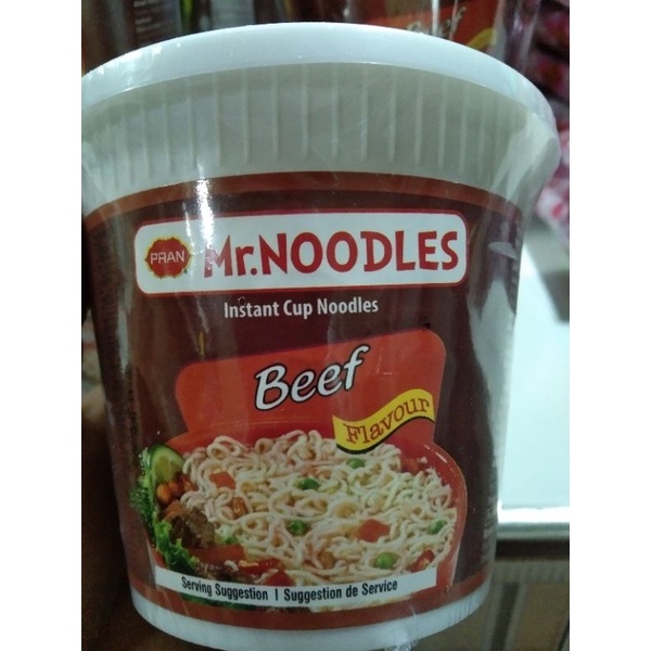 Mr. noodles beef flavor cup noodles (40g) Shopee Philippines