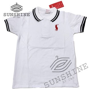 Sunshine- Kids Boys Plain WHITE Polo Shirt Branded Quality Lots of Sizes Better Than Mall but Cheap #9