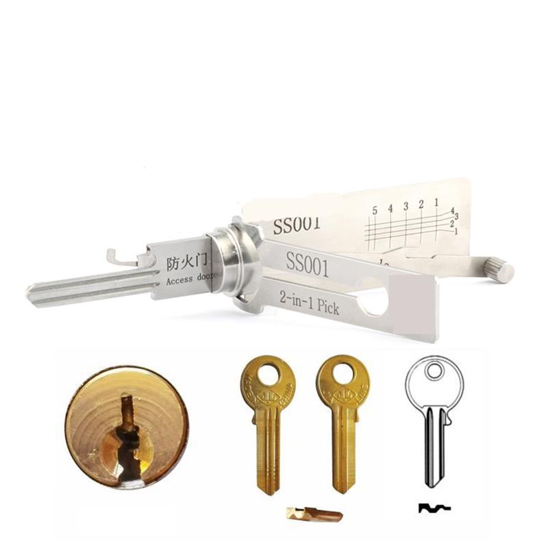Original lishi SS001 2 in 1 Lock Pick for Open Locksmith Door House Key Opener Shopee Philippines