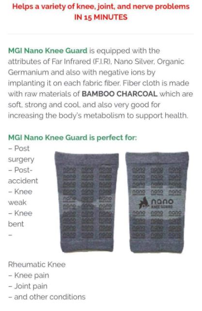 Mgi Nano Knee Guard Shopee Philippines