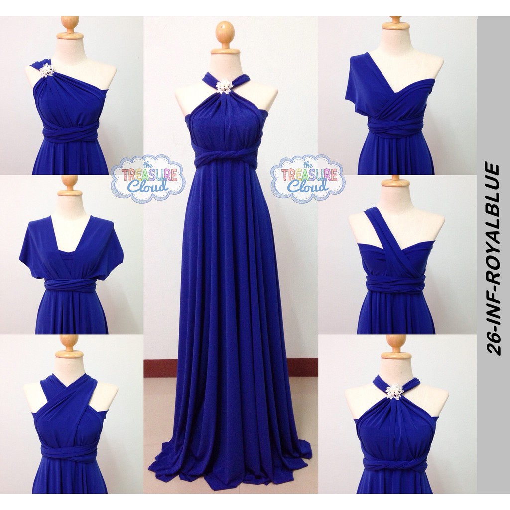 royal blue convertible bridesmaid dresses