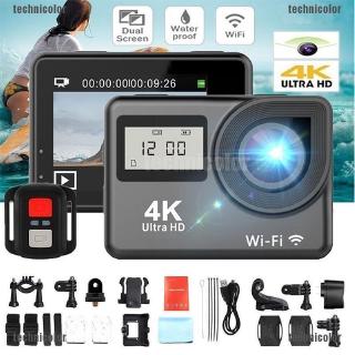 4k Action Camera Dual Screen Ultra 16mp Camcorder Sports Cam Camera 4k With Remote Accessory Bundle Shopee Philippines