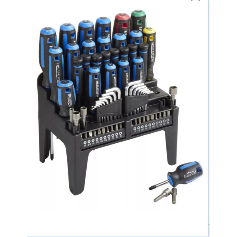 Mastercraft 69 Pieces Screwdriver/Driver and Bit Set Shopee Philippines