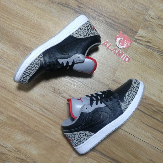 jordan 1 low black cement