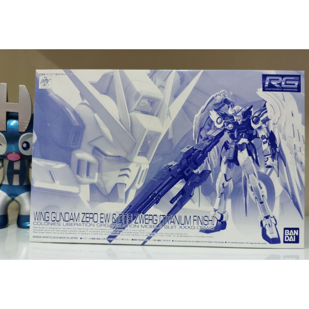 Rg 1 144 Scale Model Wing Gundam Zero Ew Drei Zwerg Titanium Finish Shopee Philippines