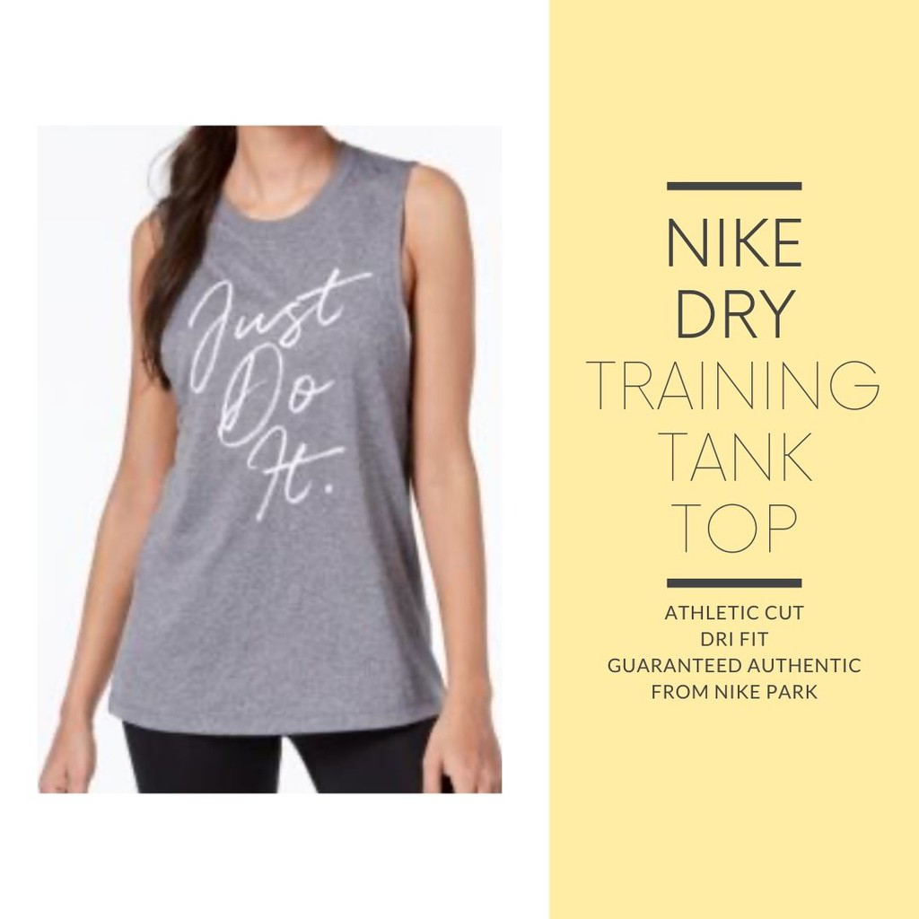 nike athletic cut tank top