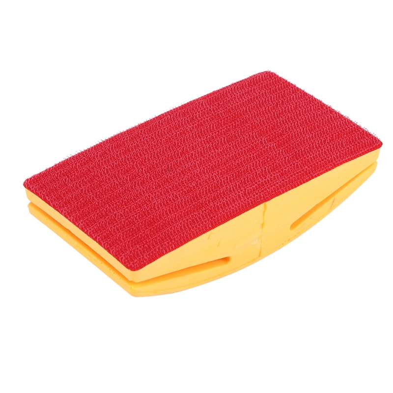 5 Inch Sanding Block Rubber Hook Loop Backing Pad Sandpaper Holder Hand Grinding Block ing Tools A#