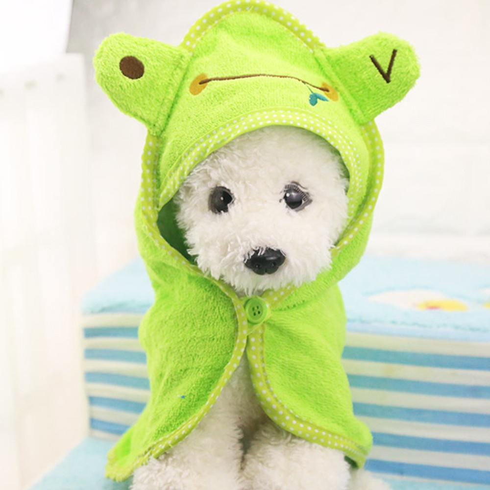Details about   Cute animal towel bath towel bath towel pet supplies 