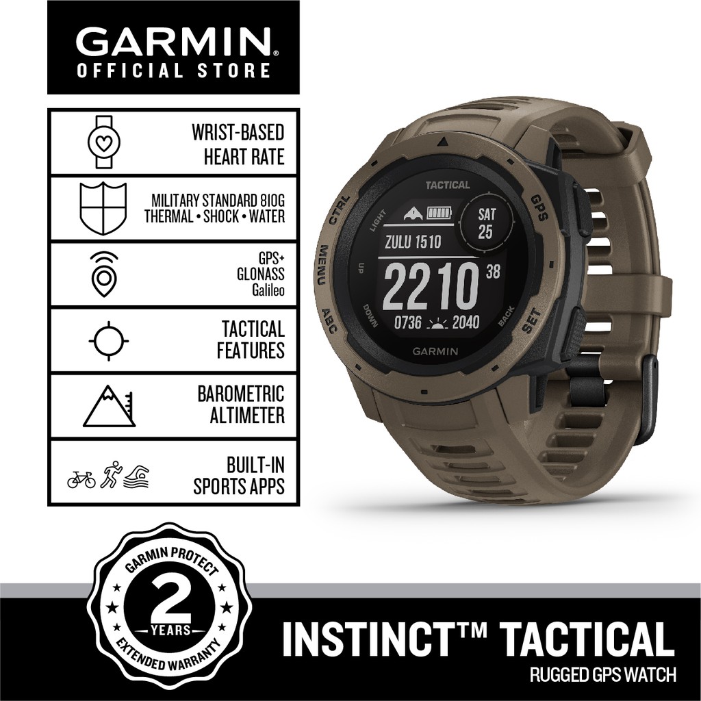 how to use garmin instinct tactical