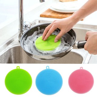 Practical Silicone Dish Washing Sponge Scrubber #1