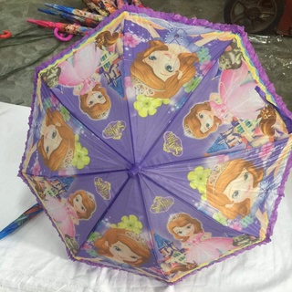 WY 19inches Umbrella for kids Boy&girl cartoon character design with pongee tela #5
