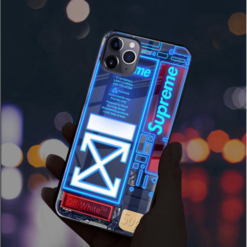 Led Light Supreme Iphone 12 Pro Max 12 Mini Voice Controlled Led Lighting Phone Case For Iphone 11 Pro Max X Xs Max Xr 7 8 Plus Shopee Philippines