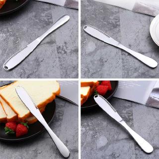 3in1 Butter Knife Stainless Steel Butter Curler Spreader With Serrated Edge Butter Knife Bread Butter Cheese Jam Knife Shopee Philippines