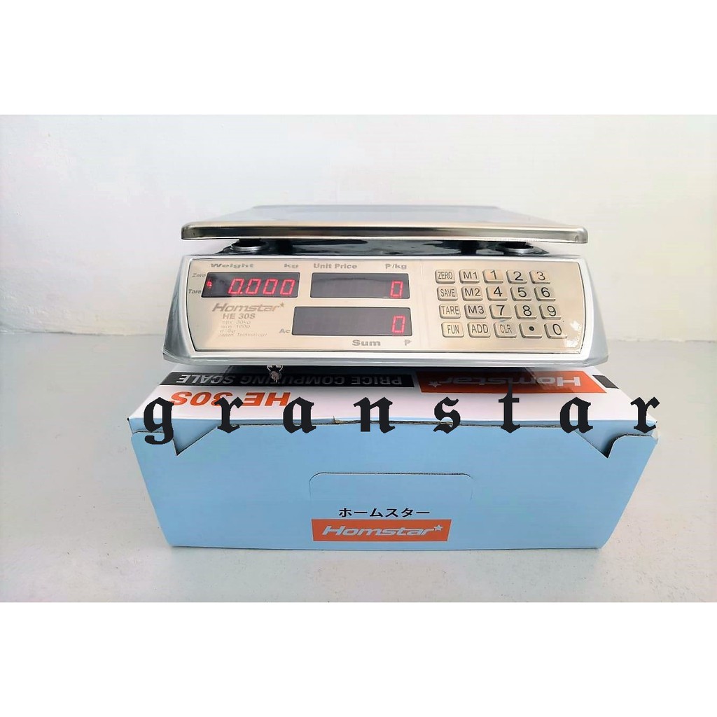 30kg Grocery or Market-use digital Household digital Food Meat Digital price computing scales HE 30S