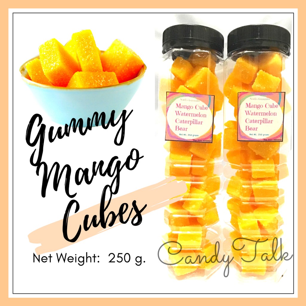 Gummy Mango Cubes 250g. CandyTalk | Shopee Philippines