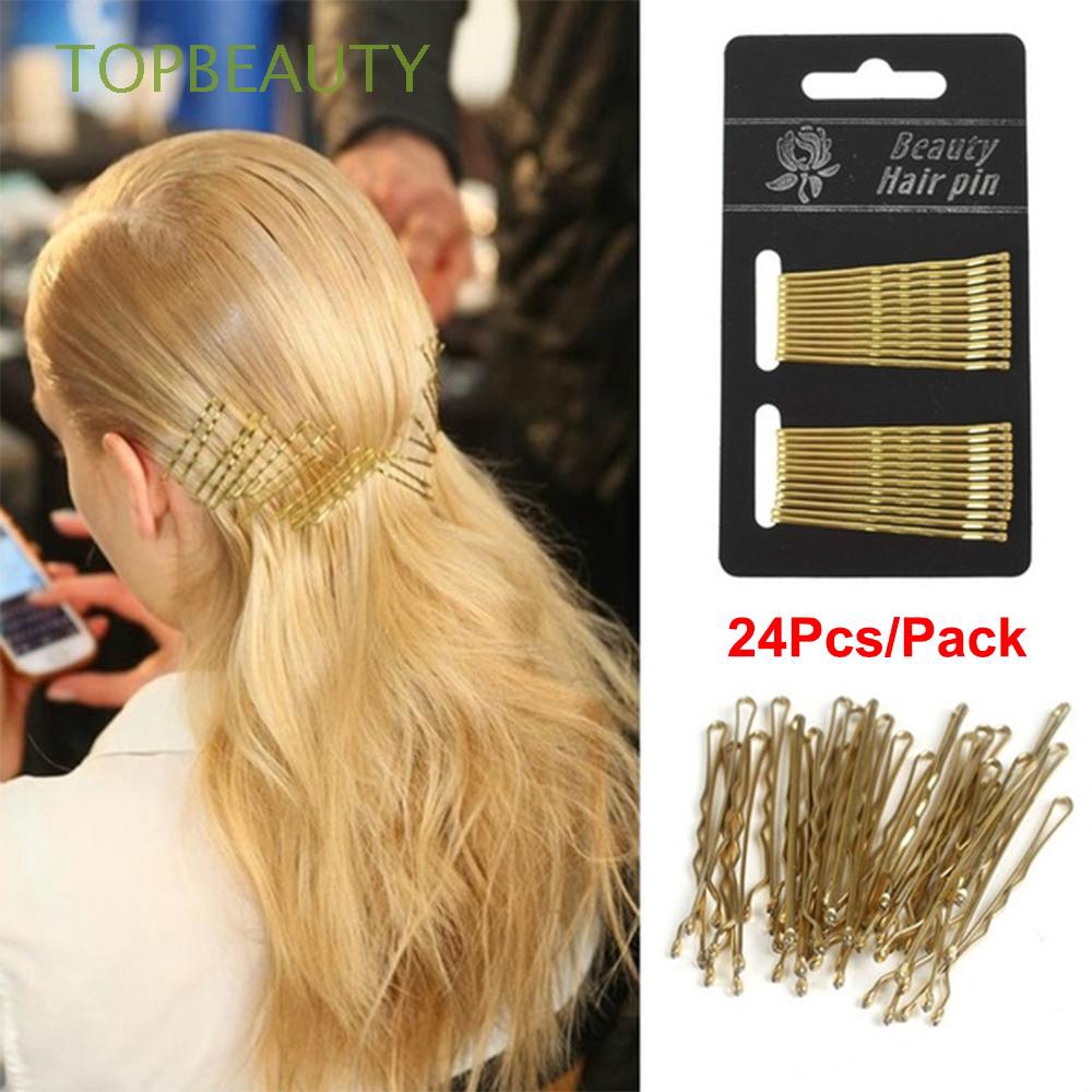 24pcs Pack Bobby Pins Hairstyle Barrettes 24pcs Hair Clips