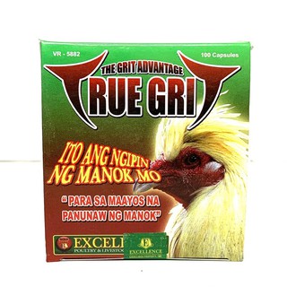 [FCR AGRIVET] True Grit Capsules 1 Box (100 Capsules) for Gamefowl / Panunaw ng Manok na Panabong