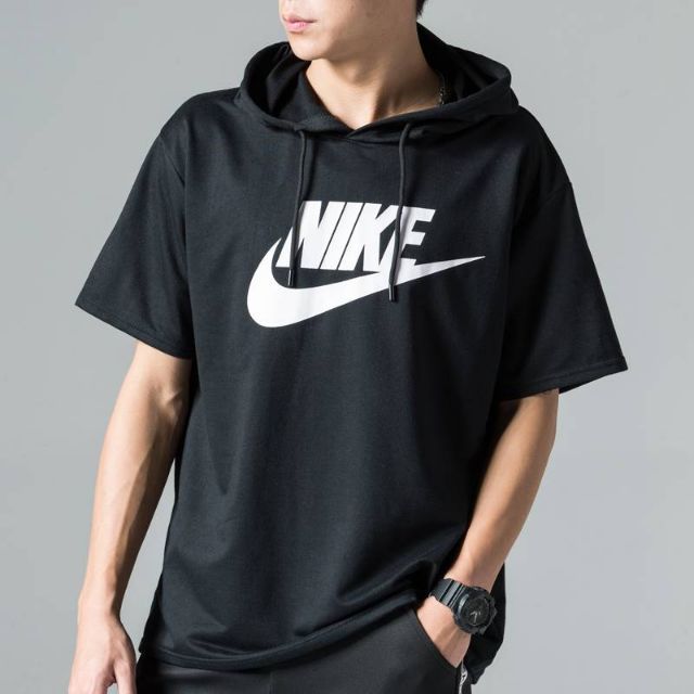 nike hooded tshirt