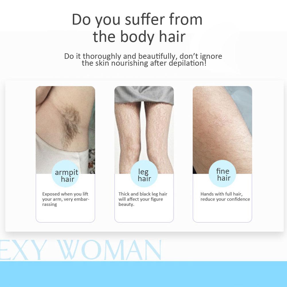 Natural For Leg Depilatory Arm Repair Hair Body Cream Shopee