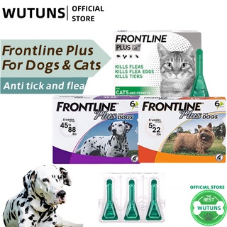 FRONTLINE Plus Flea & Tick Treatment for Dogs Repellent Anti-Flea Anti-Itching