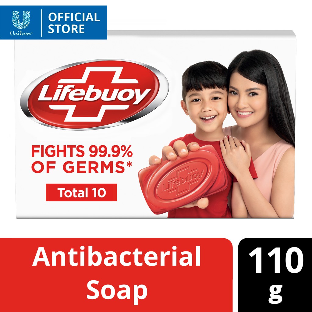 LIFEBUOY, Antibacterial Soap Total 10 110g Watsons Philippines
