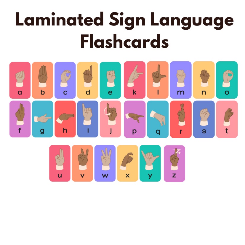 laminated-sign-language-flashcards-26-pieces-flashcards-for-kids