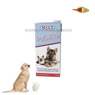 COSI Pet's Milk for Cats and Dogs Kitten and Puppy  Milk Replacer 1L