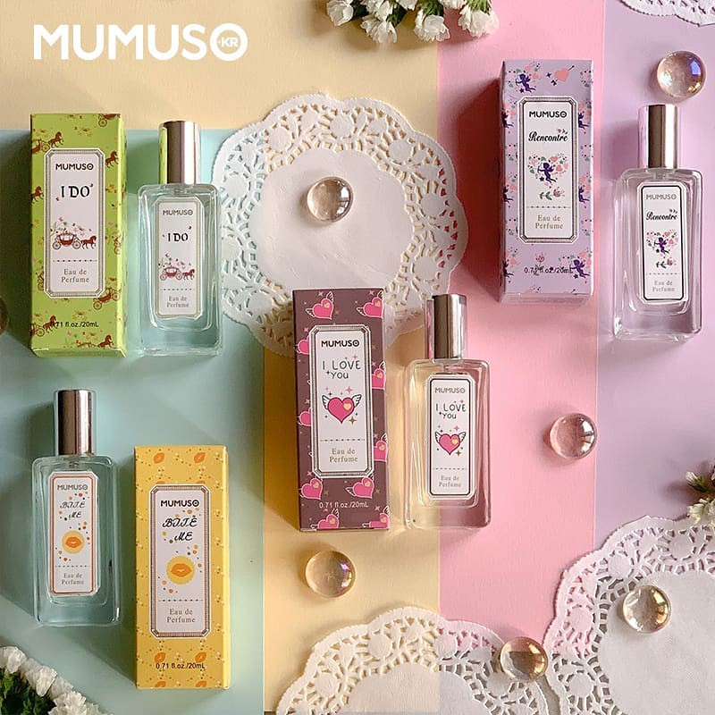 Mumuso Love Flower Series Perfume Rencontre Chance I Do I Love You 20ml Shopee Philippines