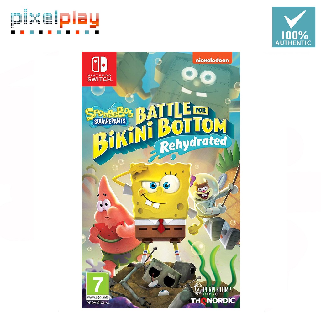 spongebob squarepants battle for bikini bottom rehydrated nintendo switch