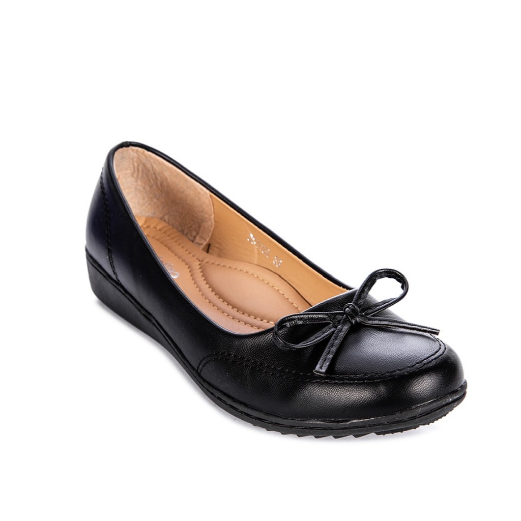 bandolino flats with bow