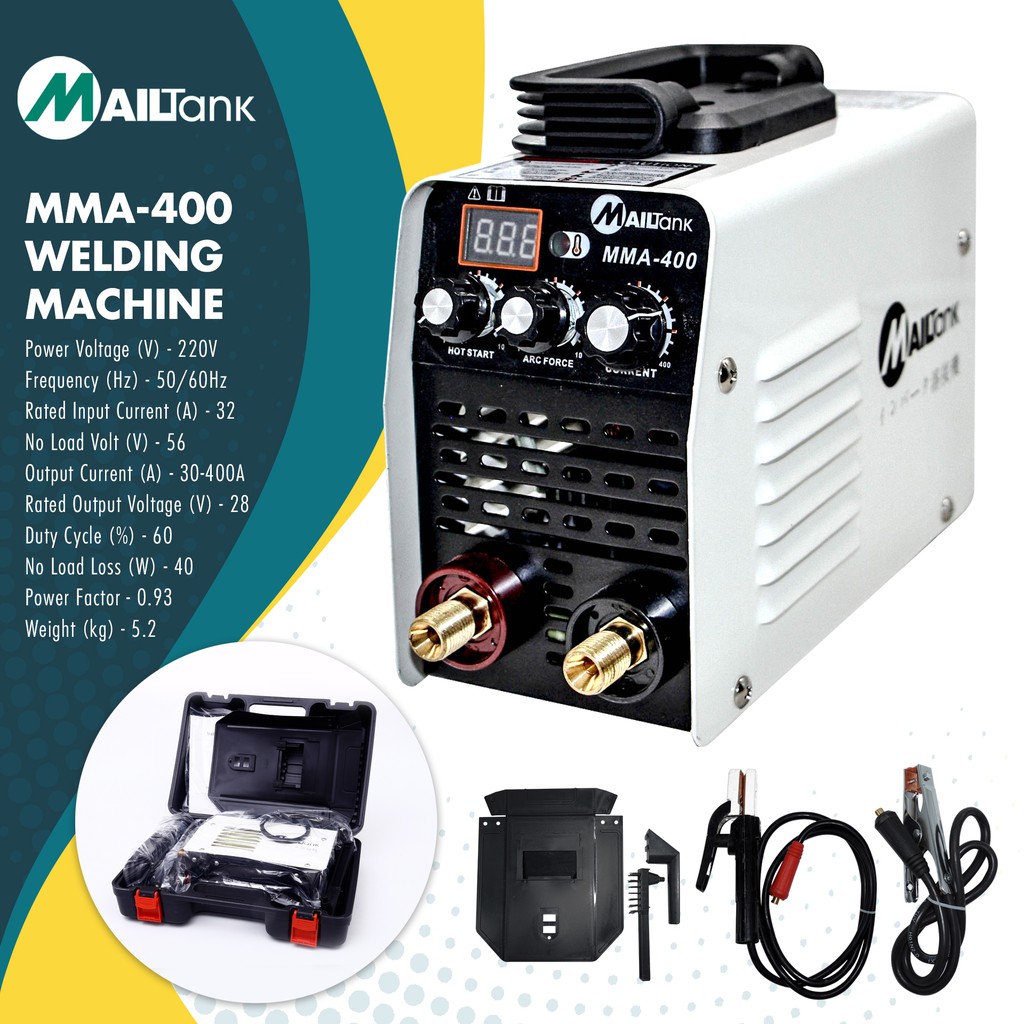 MAILTANK MMA 400 IGBT ARC Force Welding Machine Shopee Philippines
