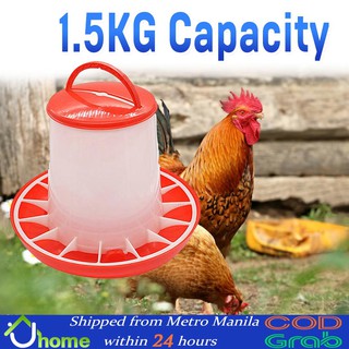 【SOYACAR】Automatic Chicken Feeder Drinker Fowl Chicken Poultry Breeding Water Food Feeder Dispenser