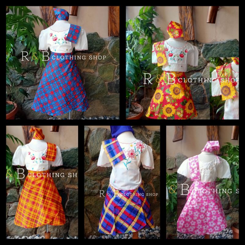 Buwan Ng Wika Adult Filipiniana Kimona And Patadyongsaya Shopee