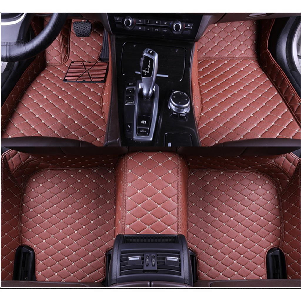 Leather Car floor mats carpet for Perodua Axia Bezza Myvi 