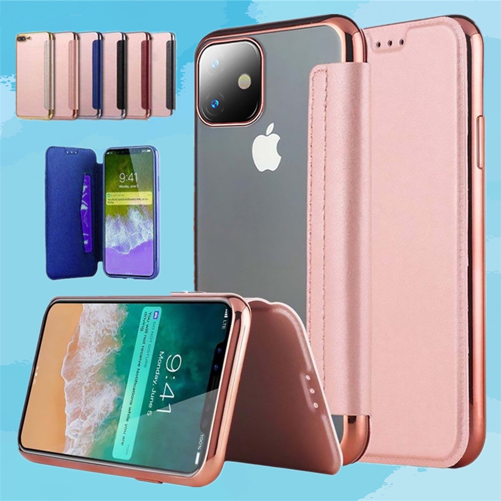 Flip Cover Iphone 12 Pro Max 12 Mini 11 Pro Max 6 6s 7 8 Plus 5s Xr Xs Max Flip Case Shopee Philippines