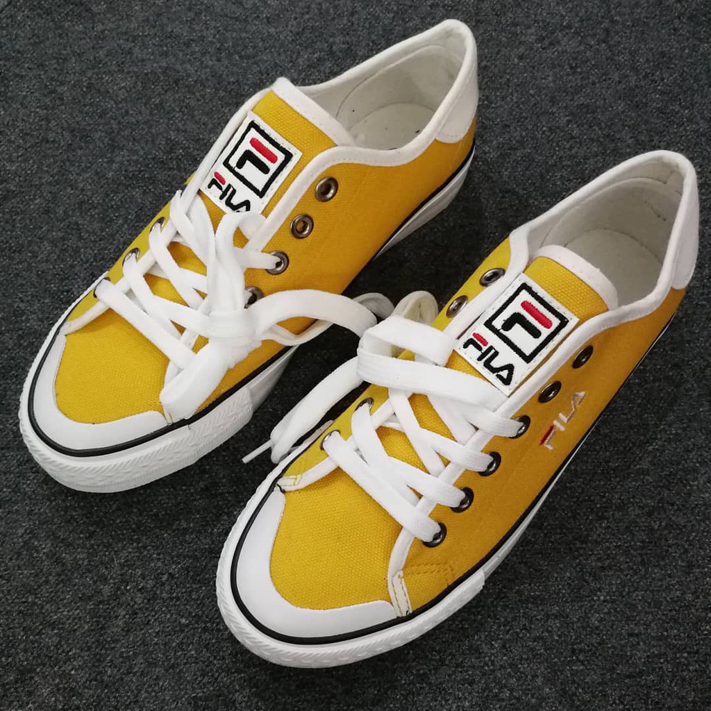 yellow fila shoes womens