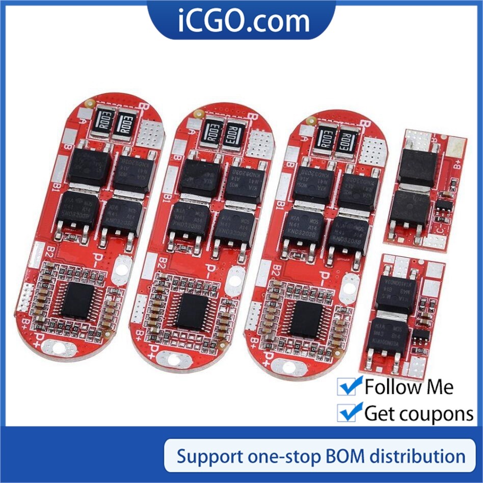 Bms 1s 2s 10a 3s 4s 5s 25a Bms 18650 Liion Lipo Lithium Battery