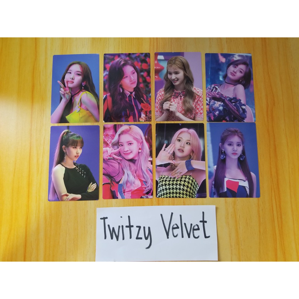 Twice Fancy Monograph Photocards Nayeon Jeongyeon Sana Jihyo Mina Dahyun Chaeyoung Tzuyu Shopee Philippines