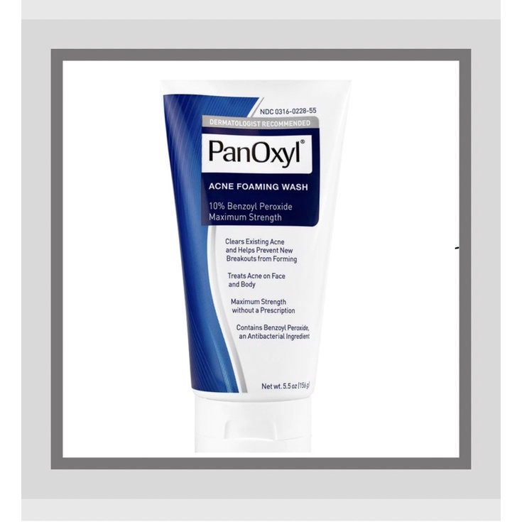 Panoxyl Benzoyl Peroxide Wash 10 Shopee Philippines
