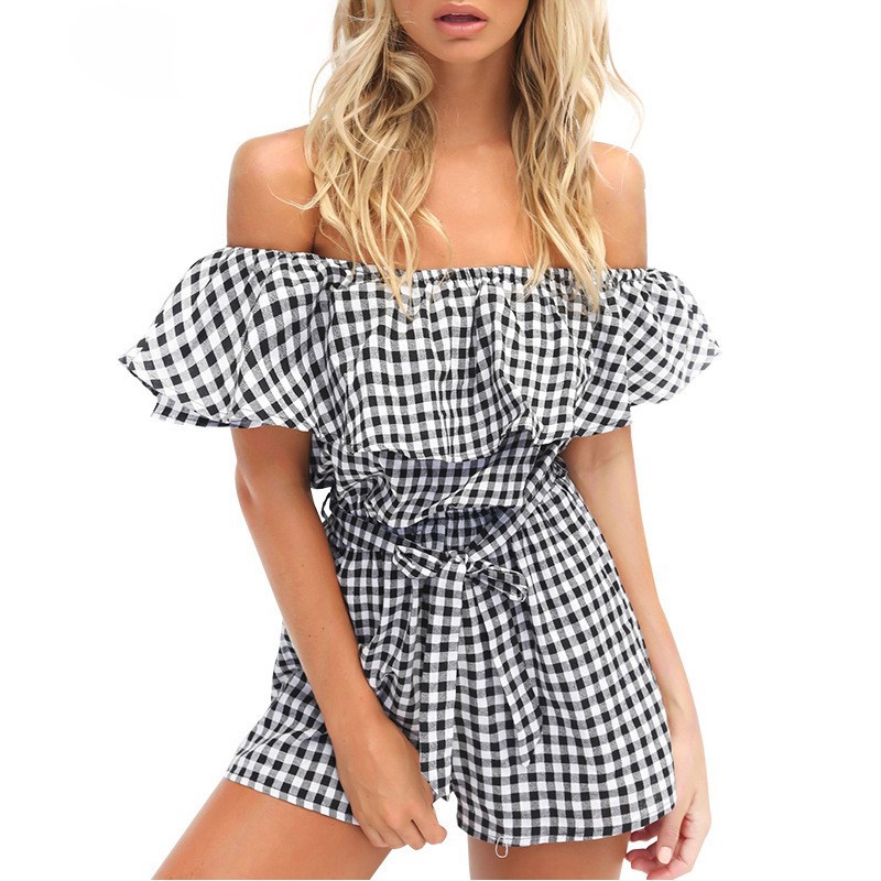 jumper shorts and off shoulder