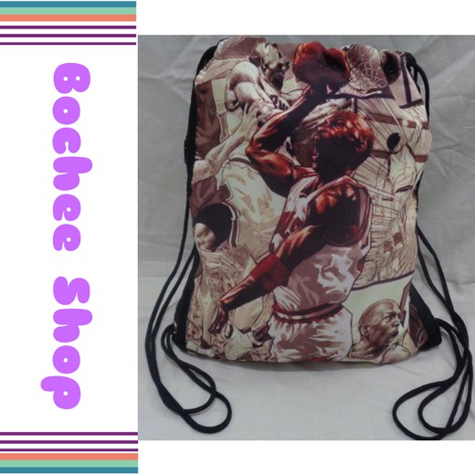 michael jordan drawstring bag