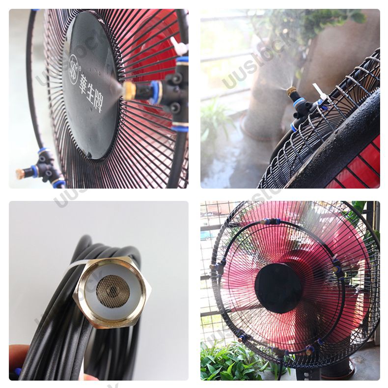 outdoor fan and mister