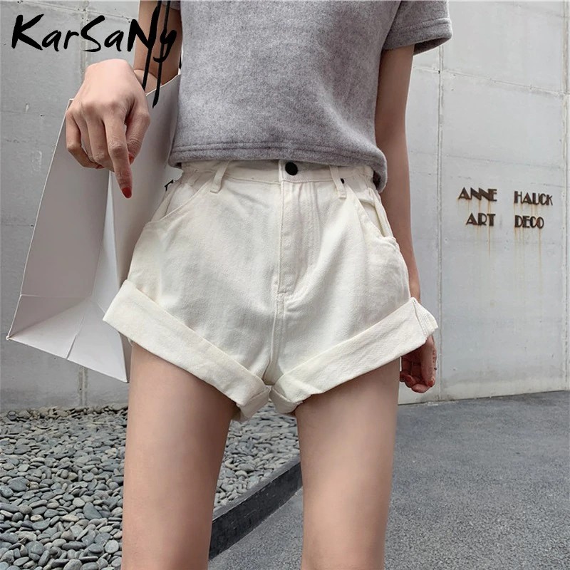 khaki denim shorts womens