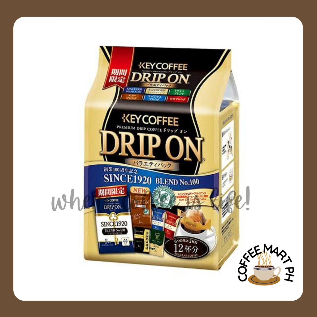 KEY COFFEE JapanDrip On Coffee Variety (12 variants per pack) Shopee Philippines