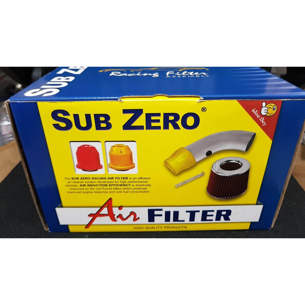 Sub Zero Air Filter Air Induction Efficiency Shopee Philippines